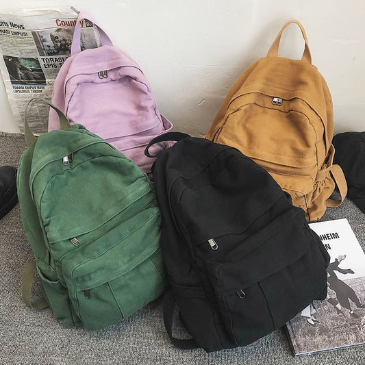 Vintage Casual Backpack Women